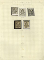 LARGE LOTS AND COLLECTIONS POLAND Local Stamps 1918-22 Warszawa, ...