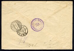1910 (5 Apr) registered cover from Ardatov to Odessa, franked with 3k ...