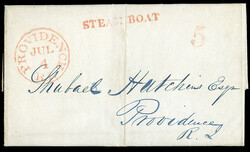 United States Stampless covers Rhode Island 1846 (4 July) FL, bill of ...