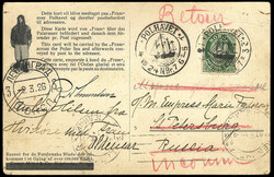 NORWAY 1918 picture post card addressed to Maria Feodorovna ...
