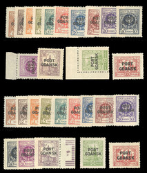 POLAND Polish Offices in Danzig - Port Gdansk (1K1-13) 1925-27 ...