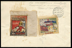 Far Eastern Republic 1922 (31 Aug) registered cover franked with 50k ...