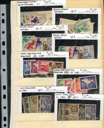 LARGE LOTS AND COLLECTIONS CINDERELLA Military Stamps 1912-45 ...