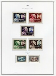 LARGE LOTS AND COLLECTIONS LAOS 1951-1974 collection in attractive ...