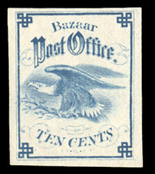 United States - Sanitary Fair (WV8) 1864 10c blue, pos. 3, unused ...