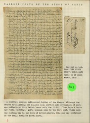 FRANCE 1870-71 Siege of Paris - Par Ballon Monte (BM 2/66) 1870-71 ...