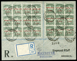 BRITISH COMMONWEALTH PENHRYN ISLAND (SG 9,9a) 1914 registered cover ...