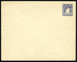 GREECE Postage Dues 1902 proof of stationery, entire envelope (blue), ...