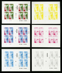 Armenia (576P) 1998 World Cup Soccer, fourteen uncut imperforate ...