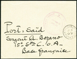 SAUDI ARABIA - French Military Mission 1917 (6 June) Tresor et Postes ...