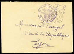 SAUDI ARABIA - French Military Mission 1918 (Apr) Tresor et Postes ...