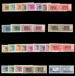TRIESTE - ZONE A Parcel Post(Q1-26) 1947-54 Issues complete, n.h., ...