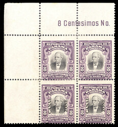 UNITED STATES POSSESSIONS Canal Zone (34a) 1909 8c violet and black, ...