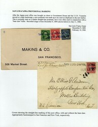 UNITED STATES POSSESSIONS Guam 1899-1902 collection of 12 covers and ...