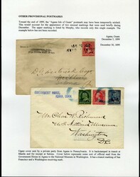 UNITED STATES POSSESSIONS Guam 1899-1902 collection of 12 covers and ...