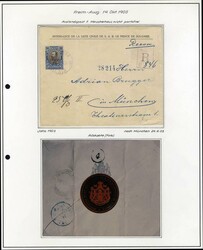 BULGARIA 1903 (24 June) registered cover from the Royal Palace, ...