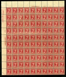 United States 1909 Commemoratives (367,618) 1909 2c Lincoln, sheet of ...