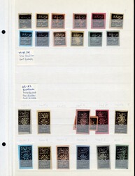 GERMAN COLONIES Witu Protectorate (Mi.1-60,D1-36) 1889 Issues ...