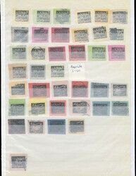 GERMAN COLONIES Witu Protectorate 1889 Reprints, collection of 118 ...