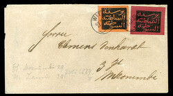 GERMAN COLONIES Witu Protectorate (Mi.15,17) 1889 3p black on orange ...