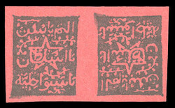 GERMAN COLONIES Witu Protectorate Postage Dues (Mi.D17,var) 1889 5p ...