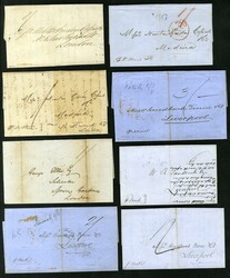 BRITISH COMMONWEALTH BRITISH GUIANA 1840-57 selection of 20 FLs or ...