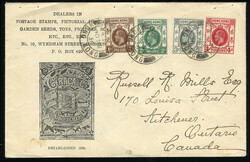 BRITISH COMMONWEALTH HONG KONG 1936 two advertising covers (Graca ...