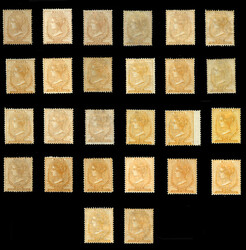 BRITISH COMMONWEALTH MALTA (1/7) 1863-82 1/2p Victoria, selection of ...