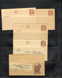 BRITISH COMMONWEALTH ZANZIBAR Postal Stationery 1895-96 selection of ...