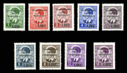 MONTENEGRO Issued under Italian Occupation 1942 overprinted and ...