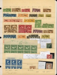 LARGE LOTS AND COLLECTIONS UNITED STATES 1861-1930 balance of a ...