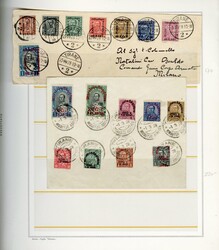 LARGE LOTS AND COLLECTIONS ALBANIA 1913-44 collection on pages, with ...