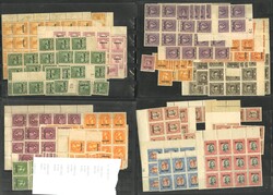 LARGE LOTS AND COLLECTIONS CHINA - PROVINCES 1932-1934 SZECHWAN and ...