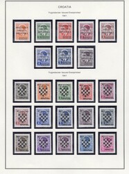 LARGE LOTS AND COLLECTIONS CROATIA (1-81,B1-81) 1941-1945 collection ...