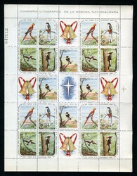 LARGE LOTS AND COLLECTIONS CUBA (686-700) 1961 Wildlife, 100 sets ...