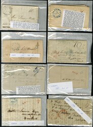 LARGE LOTS AND COLLECTIONS LIBERIA 1839-52 selection of 14 FLs to and ...