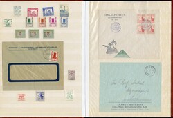 LARGE LOTS AND COLLECTIONS SWEDEN Local Stamps 1888-1945 collection ...