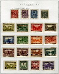 LARGE LOTS AND COLLECTIONS YUGOSLAVIA 1874-1920 collection of ...