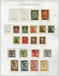 LARGE LOTS AND COLLECTIONS YUGOSLAVIA 1874-1920 collection of ...