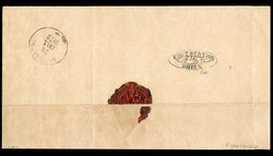ESTONIA 1872 outer FL with oval "Post Station Ruiex" (date filled-in ...