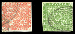 BRITISH COMMONWEALTH CANADIAN PROVINCES - New Brunswick (1) 1851 3p ...
