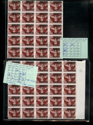 LATVIA Kurland (1N20-24) 1945 surcharges, specialized holding, ...