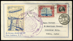 United States - Air Post Zeppelin Flights 1929 Lakehurst to Tokyo, ...