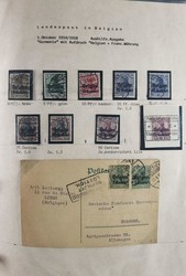 7017: Sammlungen und Posten Besetzung I. WK - Ganzsachen