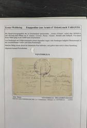 7017: Sammlungen und Posten Besetzung I. WK - Sammlungen