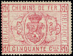1820: Belgien Eisenbahnpaketmarken - Paketmarken