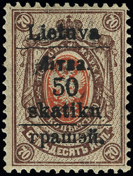 4195: Litauen Lokalausgaben Südlitauen (Grodno)