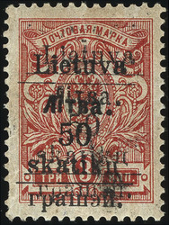 4195: Litauen Lokalausgaben Südlitauen (Grodno)
