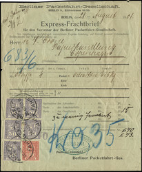 140: Deutsches Reich Stadtpost