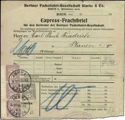140: Deutsches Reich Stadtpost